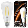 SADA 6x LED žiarovka E27 8W 880lm 3000K - tepla biela