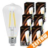 SADA 6x LED žiarovka E27 8W 880lm 3000K - tepla biela