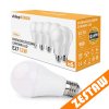 SADA 6x LED žiarovka E27 12W - studena biela