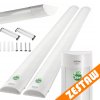 Sada 2 LED žiaroviek 120 cm prisadené panelové svietidlo 36 W 3600 lm denné svetlo farba