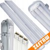 SADA Hermetické LED svietidlo 120cm 3xG13 s reflektorom + 18W LED trubice