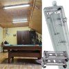SADA 4 x hermetických LED lámp 120 cm do dielní pre žiarivky