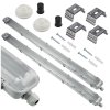 SADA 2x LED hermetických svietidiel Philips 2x128cm pre garáž a dielňu pre trubice