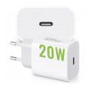 Súprava: rýchla sieťová nabíjačka 20 W + USB-C kábel 100 cm (1 m), napájací adaptér