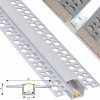 LED hliníkový profil pre sadrokartón 3m zapustený Regips eloxovaný