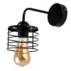 Nástenná lampa LED LOFT edison čierna 1xe27