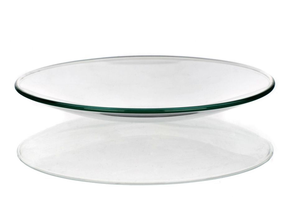 Hodinové sklo 90mm, vypuklé, sodnodraselné, otavený okraj, laboratórne sklo.