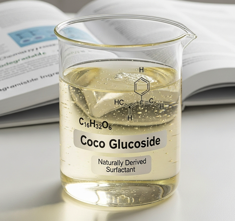 Coco Glucoside (Koko glukozid), prírodné penidlo a tenzid na výrobu šampónov a sprchových gélov. 250 ml