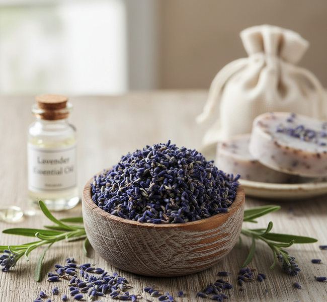 Sušená levanduľa úzkolistá na výrobu macerátov, pleťových vôd a pre aromaterapiu. 50 g