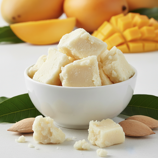 Maslo z manga na výrobu mydla, pre tvrdé mydlá s krémovou penou a pre vlasové kondicionéry. 100 g