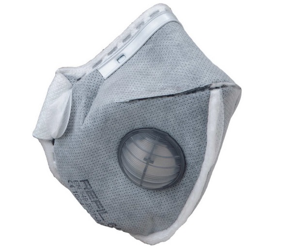 Ochranný respirátor FFP2 REFIL 641 s ventilom a aktívnym uhlím, EN 149, ochrana proti aerosólom, plynom a ozónu (do 12x NPK).