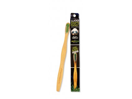 3823 woobamboo bambusovy zubni kartacek medium zero waste obal