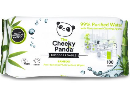 CHP005 cheeky panda antibacterial multi surface wet wipes 100 pieces 309282 en