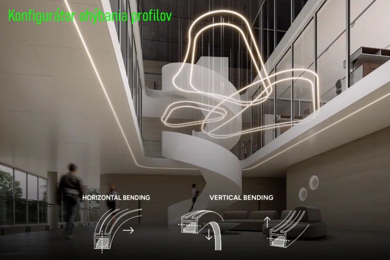 Technológia ohýbania pre lineárne LED systémy