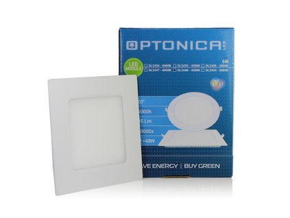 LED Panel Square 12x12cm 6W 360Lm Warm White Optonica