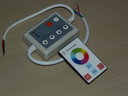 RGB controller - RF Touch remote 12-24VDC 12A