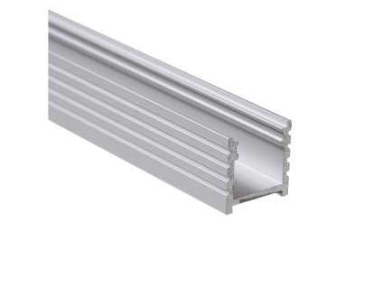 Hliníkový profil pre LED pásy PRISADENÝ 19x19mm ELOX