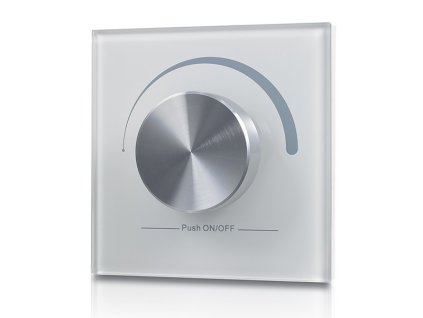 Rádiofrekvenčný ovládač stmievania - Wall Glass Panel - 1 zónový SR2836R-W
