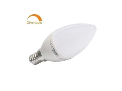 E14 C37 LED SMD2835 6W 480Lm Warm White Candle DIMM OPTONICA