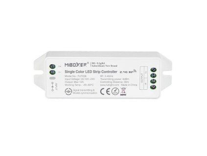 RF prijímač pre riadenie LED pásov DIMM 12A DC12/24V MiLight FUT036M
