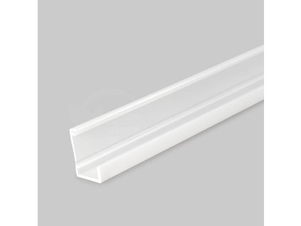 Plastová lišta pre LED pásy na zafrézovanie SLASH8-OPAL