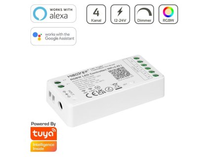 WiFi/RF/Bluetooth prijímač pre riadenie LED pásov RGBW 12A DC12/24V MiLight FUT038W