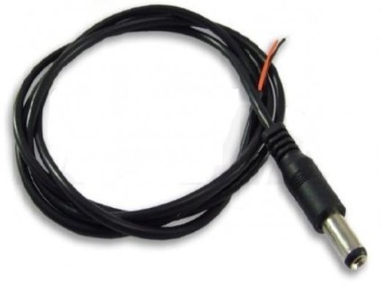 Napájací konektor DC5,5/2,1 - samec s vodičom 100cm