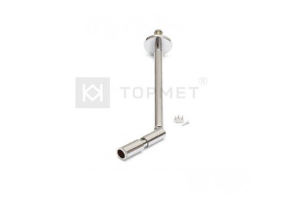 Držiak-konzola s otočným kĺbom pre profil LED PEN8-200mm-montáž do nábytku