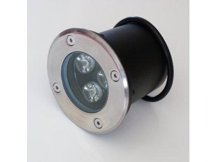 Podlahové LED svietidlo 3x1W 240Lm Warm White IP65-optika 30°