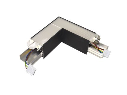 Rohový diel pre LED Lineárne svietidlo Cabail Brilux Black-link Natural White