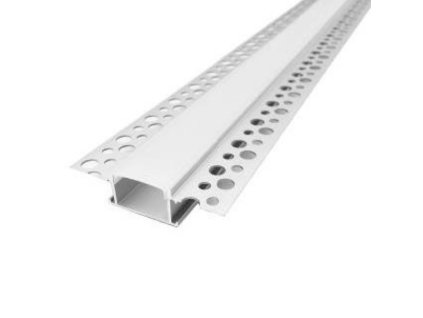 Hliníkový profil pre LED pásy MINILUX LINE20 zápustný - zaomietací + difúzor OPAL - 2m