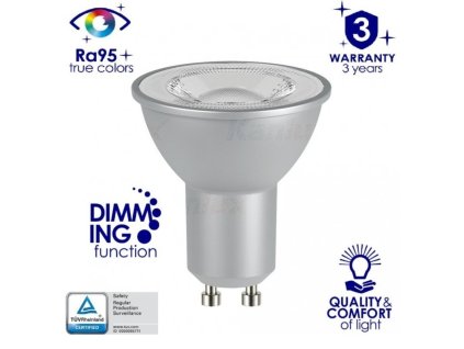GU10 LED 7W 570Lm Warm White CRI95 110° DIMM KANLUX-IQ 35246