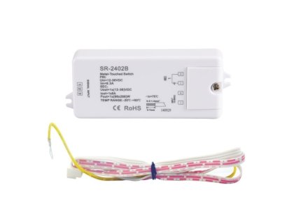Spínač dotykový pre LED pásy - METAL TOUCH - DC12-36V 8A SUNRICHER