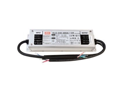 LED napájací zdroj 48V-199W PFC IP67 Mean Well ELG-200-48DA-3Y