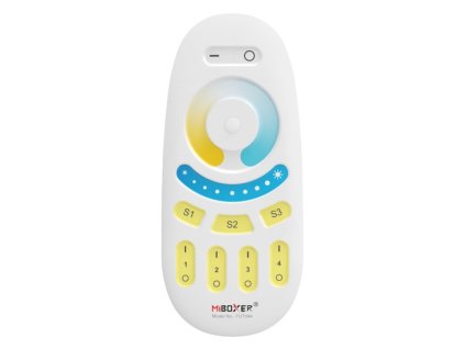 Diaľkový ovládač pre RF prijímače a žiarovky CCT 4-zónový MiLight FUT094