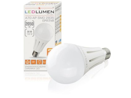 E27 A70-AP 36LED SMD2835 20W 2050Lm Warm White CCD LEDLUMEN