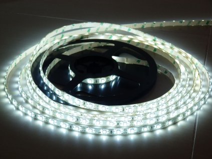 LS 60LED SMD3528 4,8W 300Lm Cold White 12V (IP65 by drip gum)