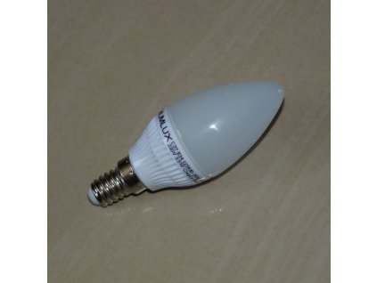 E14 12LED SMD2835 3,5W 240Lm Warm White Candle Milk Cover PremiumLUX