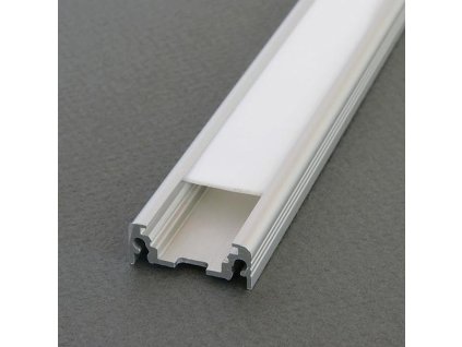 Hliníkový profil pre LED pásy SURFACE10 (20x8) - surový hliník