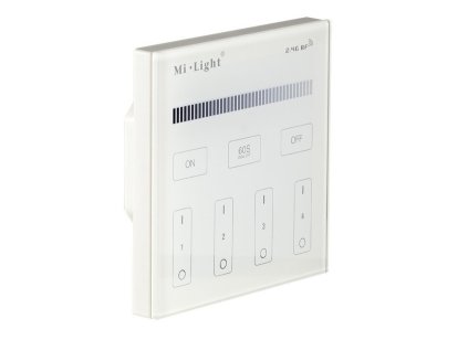 Nástenný dotykový ovládač stmievania DIMM pre RF prijímače a svietidlá AC180-240V MiLight-T1 Panel