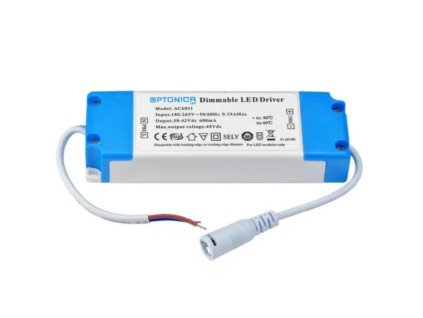 Stmievateľný napájací zdroj pre LED panely 25W 600mA OPTONICA