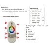 RGB RF 2,4GHz ovládač MUSIC TQ 2 DC12-24V 18A