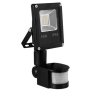 LED SMD reflektor 10W 800Lm CW PIR IP65 LUMIXA
