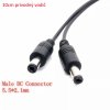 Napájací konektor DC5,5/2,1 - samec s vodičom 10cm