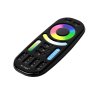 Diaľkový ovládač pre RF prijímače a svietidlá RGB+CCT MiLight 4 -zónový čierny FUT092-B