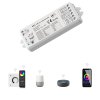 RF a WiFi ovládač pre riadenie LED pásov 5in1-DIMM, CCT, RGB, RGBW a RGB+CCT 5x3A (15A) SKD-WT5