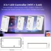 WiFi/RF/Bluetooth prijímač pre riadenie LED pásov 3in1 RGB, RGBW, RGB+CCT 12A DC12/24V MiLight FUT037W+