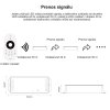 RF prijímač 2in1 pre riadenie LED pásov MONO/CCT 20A DC12/48V MiLight FUT035P+