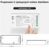WiFi/RF/Bluetooth prijímač 2in1 pre riadenie MONO a CCT LED pásov 12A DC12/24V MiLight FUT035W+