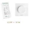 RF prijímač 2in1 2-Wires pre riadenie LED pásov MONO a CCT 10A DC12-48V MiLight LC2-RF